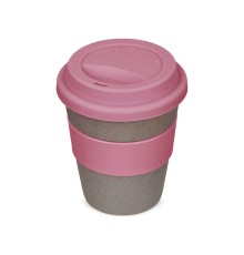 Стакан с силиконовой крышкой Cafe, dust pink