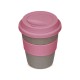 Купить Стакан с силиконовой крышкой Cafe, dust pink с нанесением логотипа