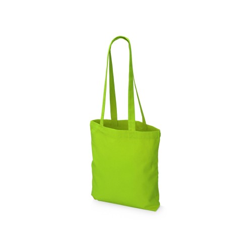 Купить Сумка из плотного хлопка Carryme 200, зеленое яблоко с нанесением логотипа