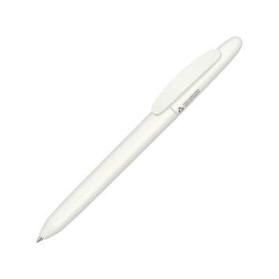 Купить Шариковая ручка из вторично переработанного пластика Iconic Recy, белый с нанесением логотипа