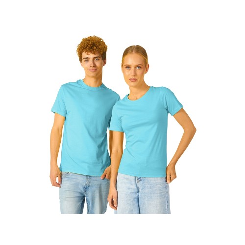 Купить Футболка Heavy Super Club мужская, лазурный с нанесением логотипа