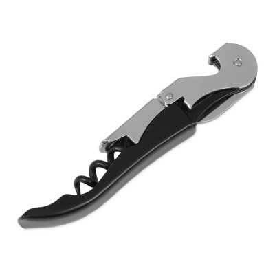 Купить Нож сомелье Pulltap's Basic, черный с нанесением