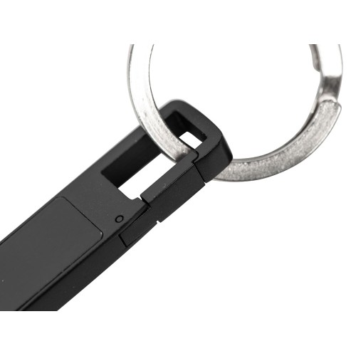 Купить USB 2.0- флешка на 32 Гб c подсветкой логотипа Hook LED, темно-серый, белая подсветка с нанесением логотипа