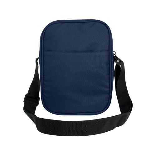 Купить Byron сумка через плечо из переработанных материалов по стандарту GRS объемом 2 л - Нейви с нанесением логотипа