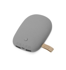 Внешний аккумулятор в форме камня Stone, 7800 mAh, серый