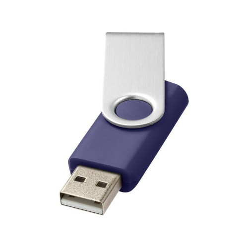 Купить USB-флешка на 16 Гб Rotate Basic, ярко-синий с нанесением логотипа