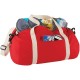 Купить Хлопковая сумка Barrel Duffel, красный/бежевый с нанесением логотипа