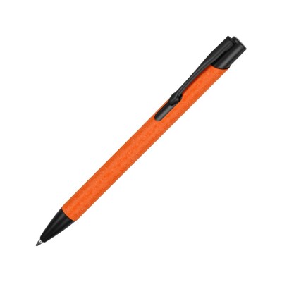 Купить Ручка металлическая шариковая Crepa, оранжевый/черный с нанесением