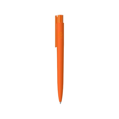 Купить Шариковая ручка RECYCLED PET PEN PRO K transparent GUM soft-touch, оранжевый с нанесением логотипа