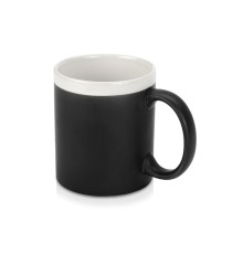 Кружка с покрытием для рисования мелом Да Винчи, черный/белый