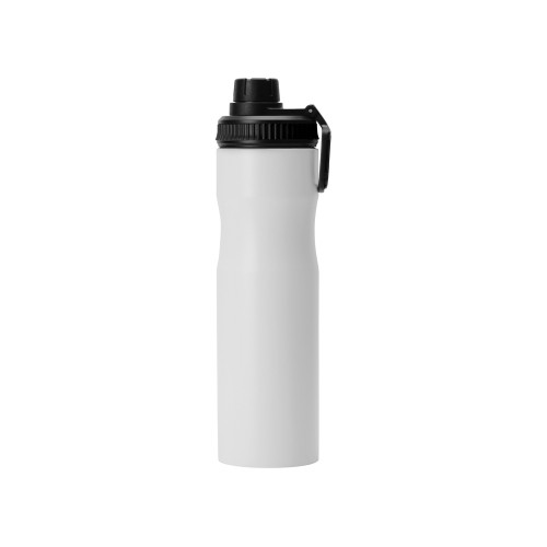 Купить Бутылка для воды Supply Waterline, нерж сталь, 850 мл, белый/черный с нанесением логотипа