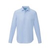 Купить Cuprite Мужская рубашка с длинным рукавом, изготовленная из натуральных материалов, которые отвечают стандарту GOTS - Светло-синий с нанесением логотипа