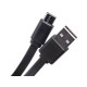 Купить Кабель USB 2.0 A - USB Type-C, черный с нанесением логотипа