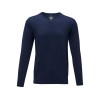 Купить Мужской пуловер Stanton с V-образным вырезом, темно-синий с нанесением логотипа