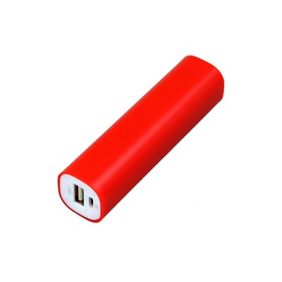 Купить PB030 Универсальное зарядное устройство power bank  прямоугольной формы. 2600MAH. Красный с нанесением логотипа