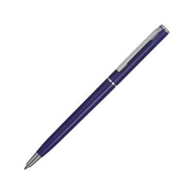 Купить Ручка шариковая Наварра, темно-синий с нанесением логотипа