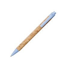 Шариковая ручка Midar из пробки и пшеничной соломы, cиний