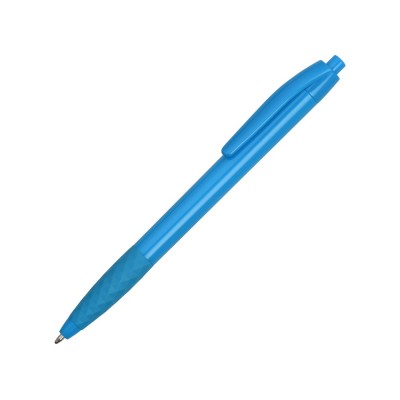 Купить Ручка пластиковая шариковая Diamond, голубой с нанесением логотипа