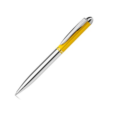 Купить VIERA. Шариковая ручка, желтый с нанесением логотипа