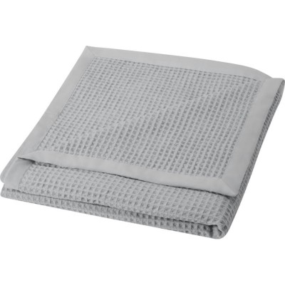 Вафельное одеяло Abele 150 x 140 см из хлопка, серый