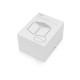 Купить Портативная колонка Cube с подсветкой, красный с нанесением логотипа