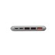 Купить Внешний аккумулятор Rombica NEO NS240 Gray Quick, серый с нанесением логотипа