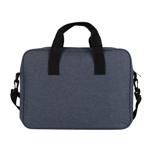 Купить Сумка для ноутбука Wing с вертикальным наружным карманом, синий (Р) с нанесением логотипа