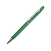 Купить Ручка шариковая Эмма со стилусом, зеленый с нанесением логотипа