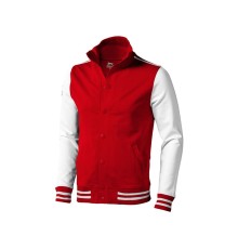 Толстовка Varsity, красный/натуральный белый