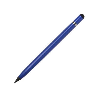 Купить Вечный карандаш Eternal со стилусом и ластиком, синий с нанесением логотипа