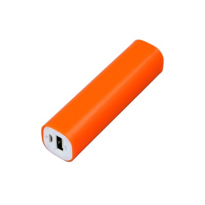 PB030 Универсальное зарядное устройство power bank  прямоугольной формы. 2600MAH. Оранжевый