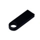 Купить USB 2.0-флешка на 8 Гб с мини чипом и круглым отверстием, черный с нанесением логотипа