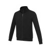 Купить Galena унисекс-свитер с полноразмерной молнией из переработанных материалов Aware™  - Черный с нанесением логотипа