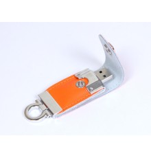 USB-флешка на 64 ГБ в виде брелка, оранжевый