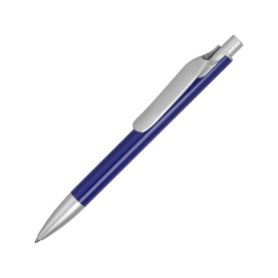 Купить Ручка металлическая шариковая Large, синий/серебристый с нанесением