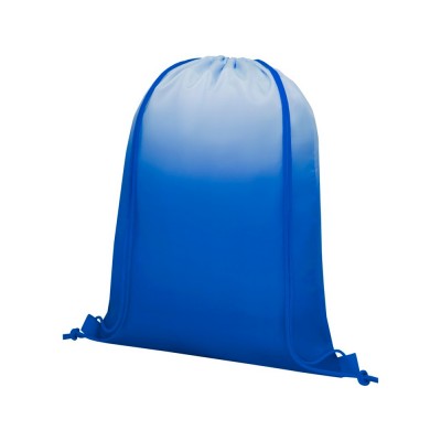 Купить Сетчатый рюкзак Oriole со шнурком и плавным переходом цветов, синий с нанесением
