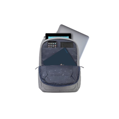 Купить RIVACASE 7760 grey ECO рюкзак для ноутбука 15.6 с нанесением логотипа