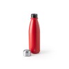 Купить Бутылка KISKO из переработанного алюминия, 550 мл, красный с нанесением логотипа