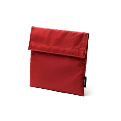 Купить Многоразовый чехол LOMBAS из переработанного полиэстера RPET, красный с нанесением логотипа