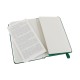 Купить Записная книжка Moleskine Classic (в линейку) в твердой обложке, Pocket (9x14см), зеленый с нанесением логотипа