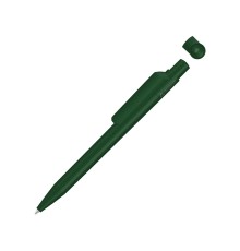 Ручка шариковая из переработанного пластика с матовым покрытием ON TOP RECY, зеленый