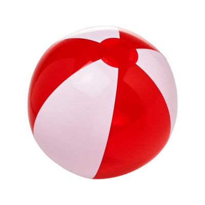 Купить Пляжный мяч Bondi, красный/белый с нанесением