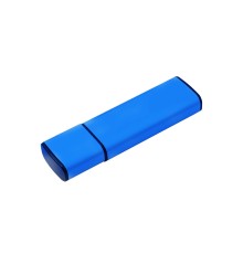 USB-флешка металлическая на 64ГБ с колпачком, синий