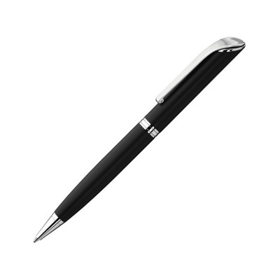 Купить Ручка шариковая металлическая Shadow, черный с нанесением логотипа