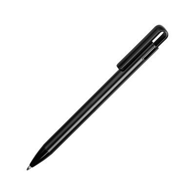 Купить Ручка металлическая шариковая Loop, черный с нанесением