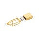 Купить USB-флешка на 16 ГБ,micro USB  золото с нанесением логотипа