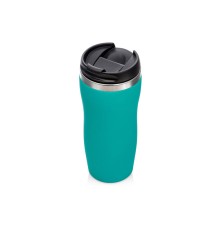 Термокружка Mony Steel 350 мл, soft touch, бирюзовый 320C (P)