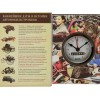 Купить Часы Полная история автомобилестроения, бежевый/коричневый с нанесением логотипа