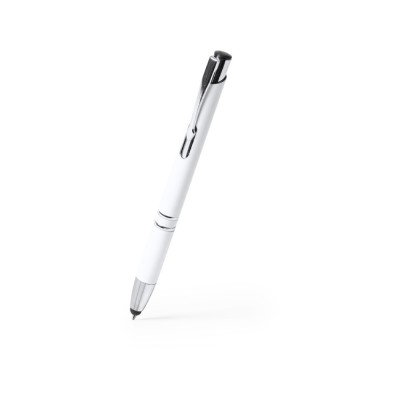 Купить Ручка-стилус HALLERBOS антибактериальная, белый с нанесением логотипа