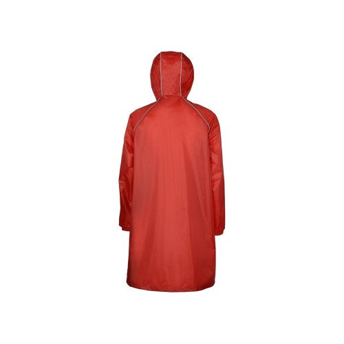 Купить Дождевик Sunshine со светоотражающими кантами, красный, размер  XL/XXL с нанесением логотипа